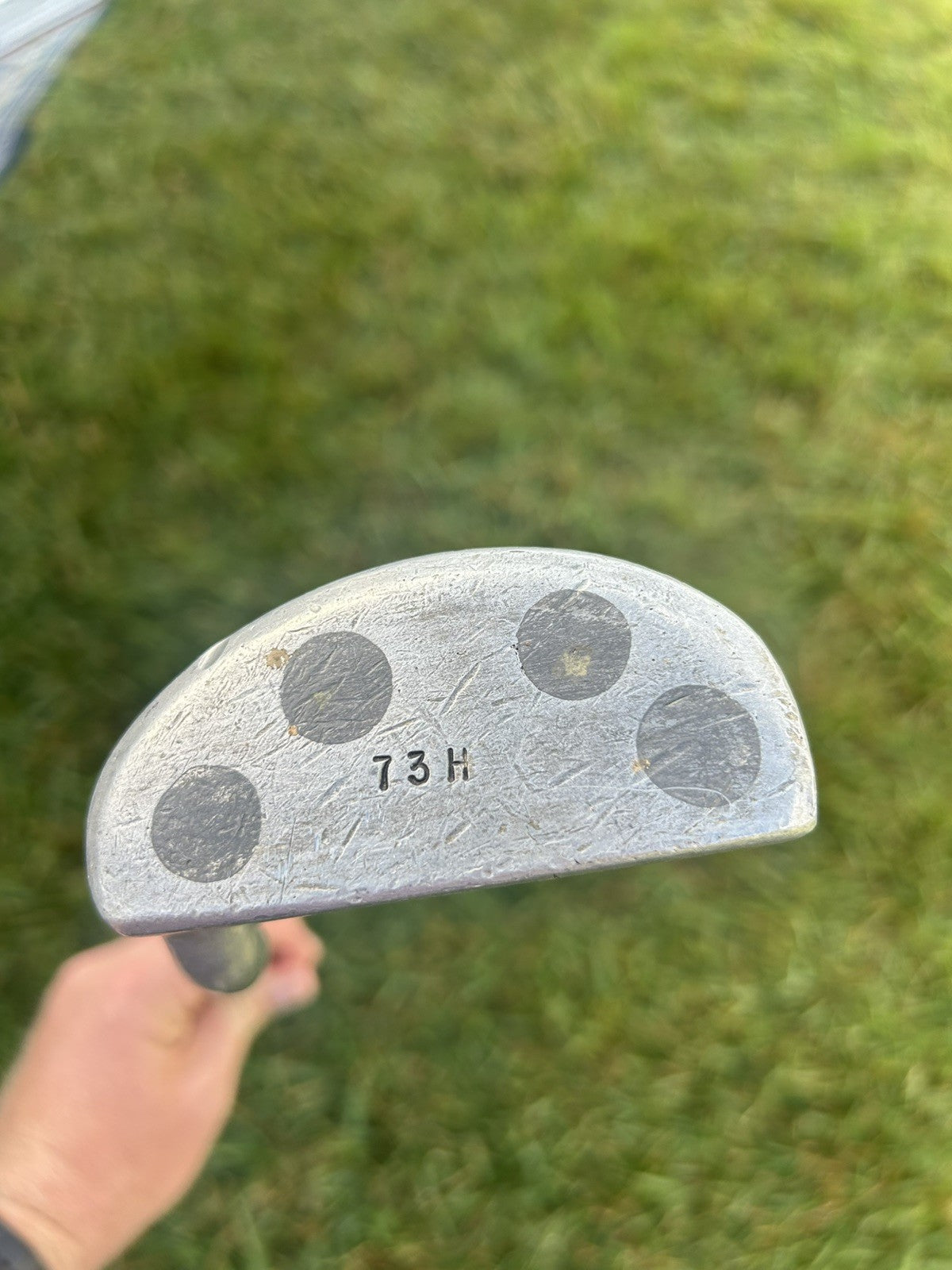 Antique Otey Crisman 73H Hickory 35” Shaft Putter Vintage Golf Club Collectible
