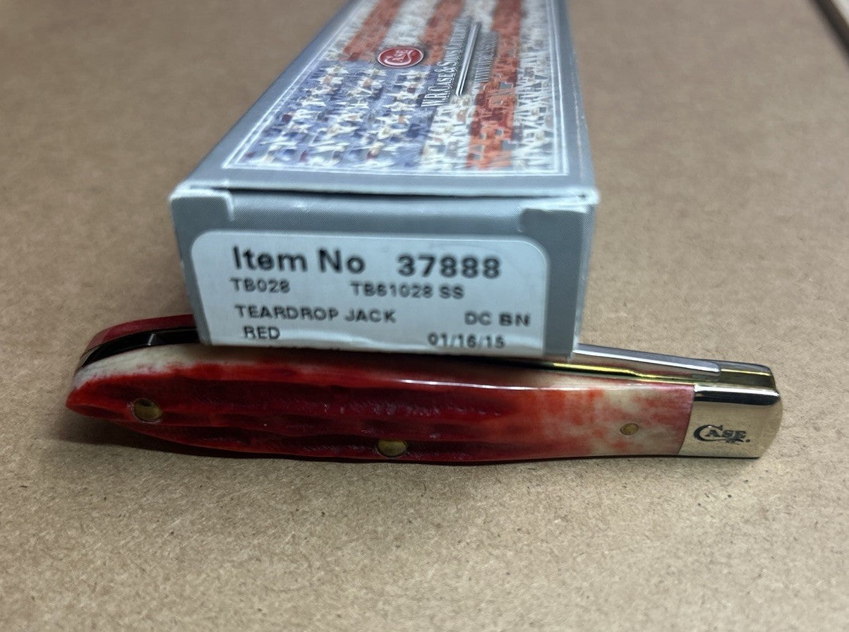 2015 CASE TONY BOSE Teardrop Jack - Deep Canyon Red Bone - 37888 … Nice!