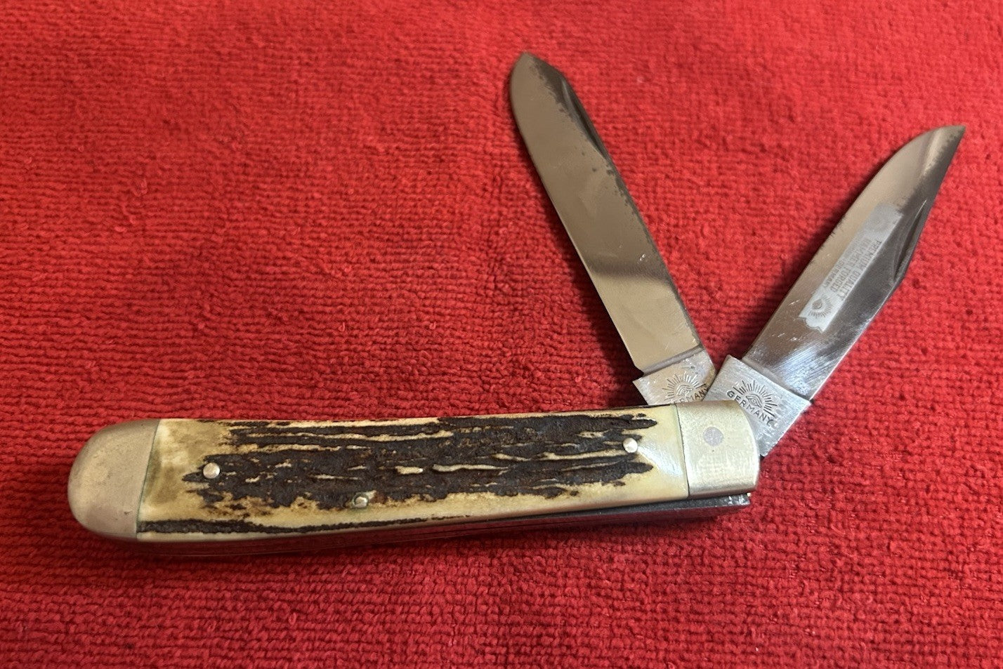 Carl Schlieper German 1970-1980 Three Eye Stag Trapper - RARE - BEAUTIFUL Stag