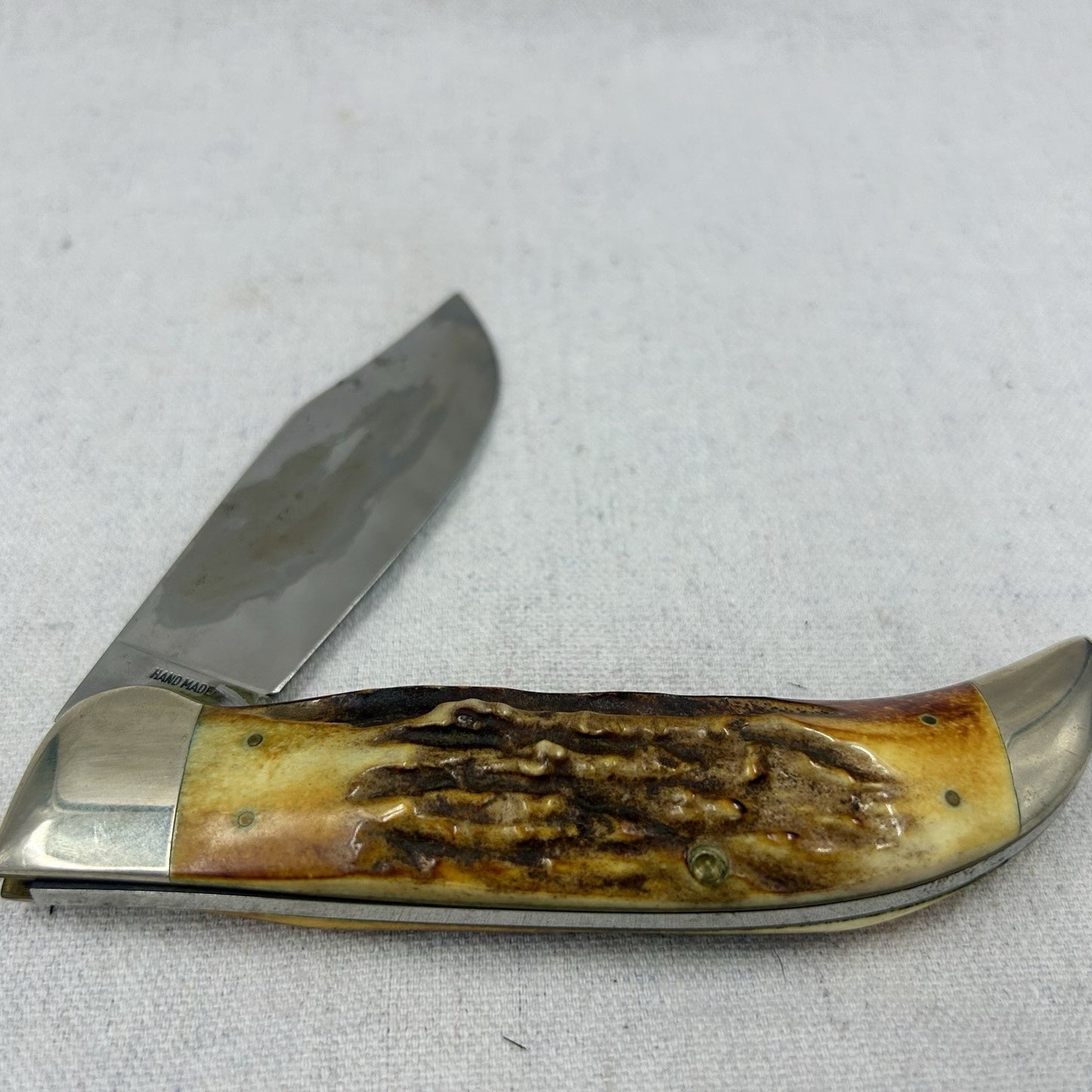 CASE XX 1965-1969 GENUINE STAG JUMBO BULLDOG CLASP KNIFE 5172 USA (33941)