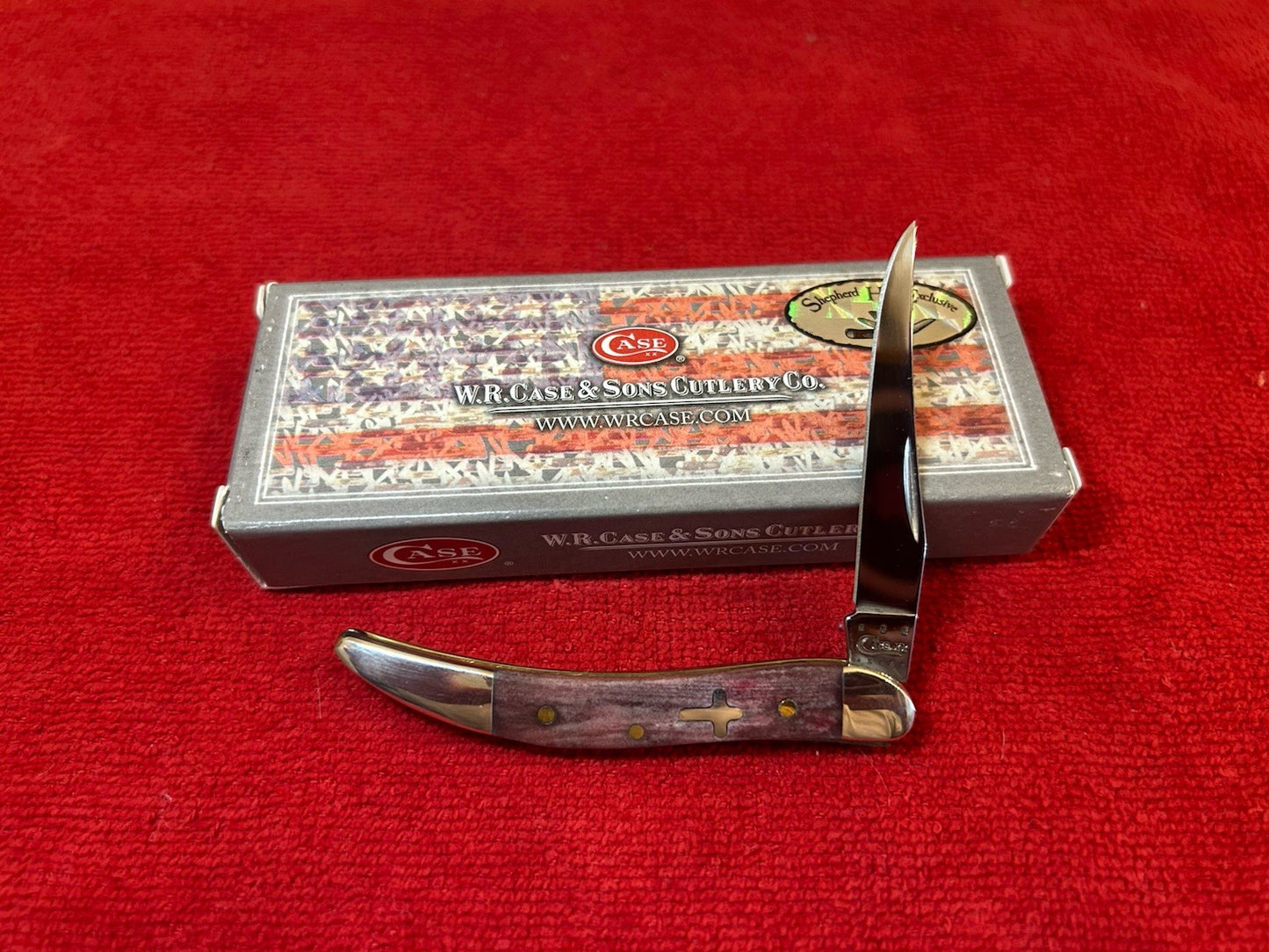 2012 Shepherd Hills Exclusive Tiny Toothpick Cabernet Bone Handle w Cross Shield