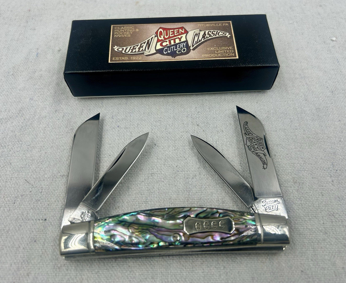 Queen City Cutlery Classics - Abalone Congress 4 Blade - Titusville PA