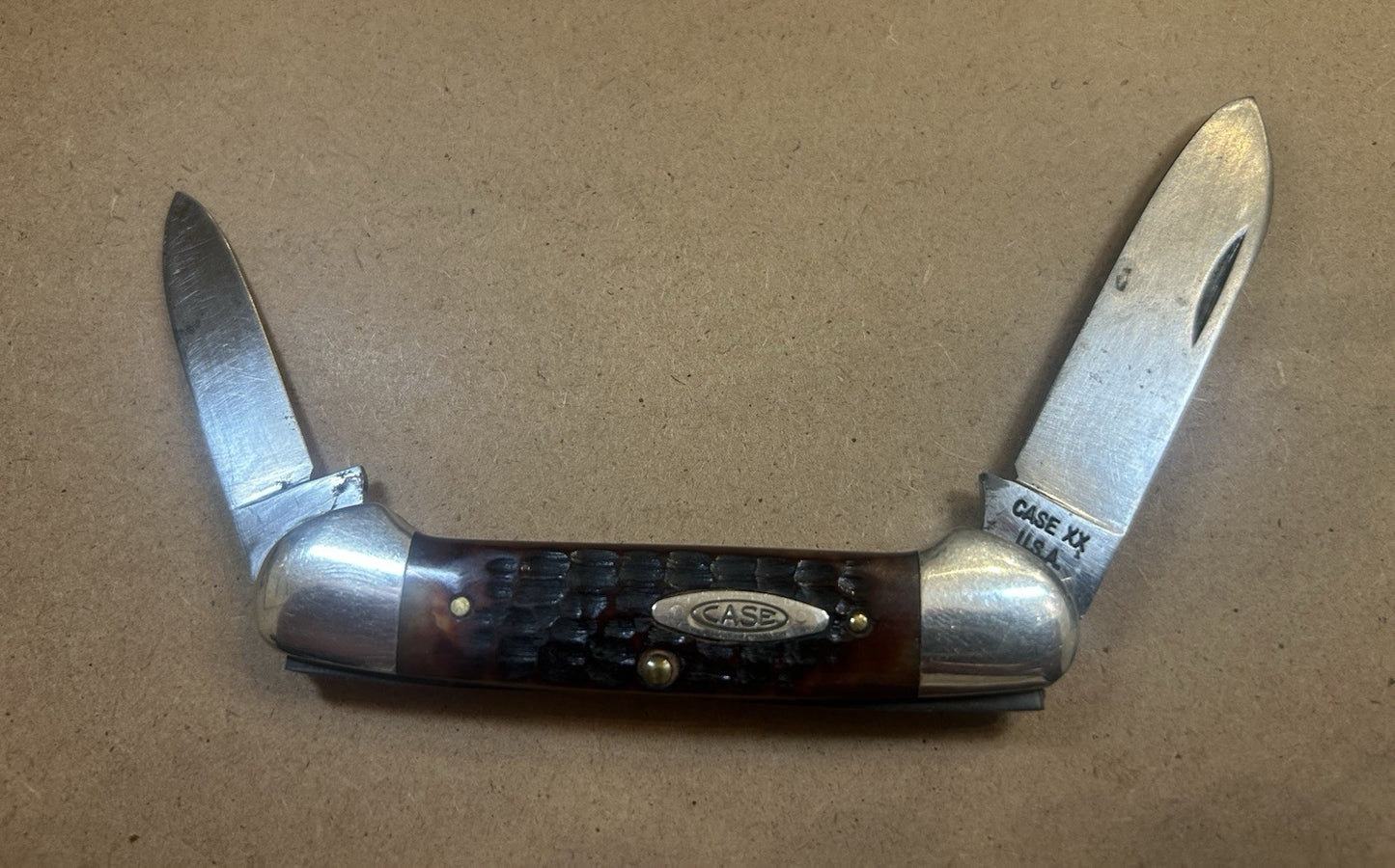 Case XX Canoe -  NO DOTS - Jigged Bone - 62131