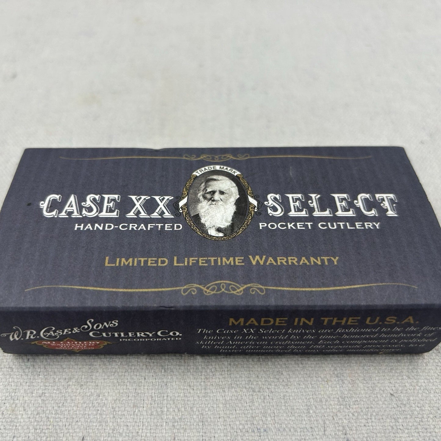Case XX Baby Butterbean Mammoth Ivory w Velvet Display, Original Box and Cert