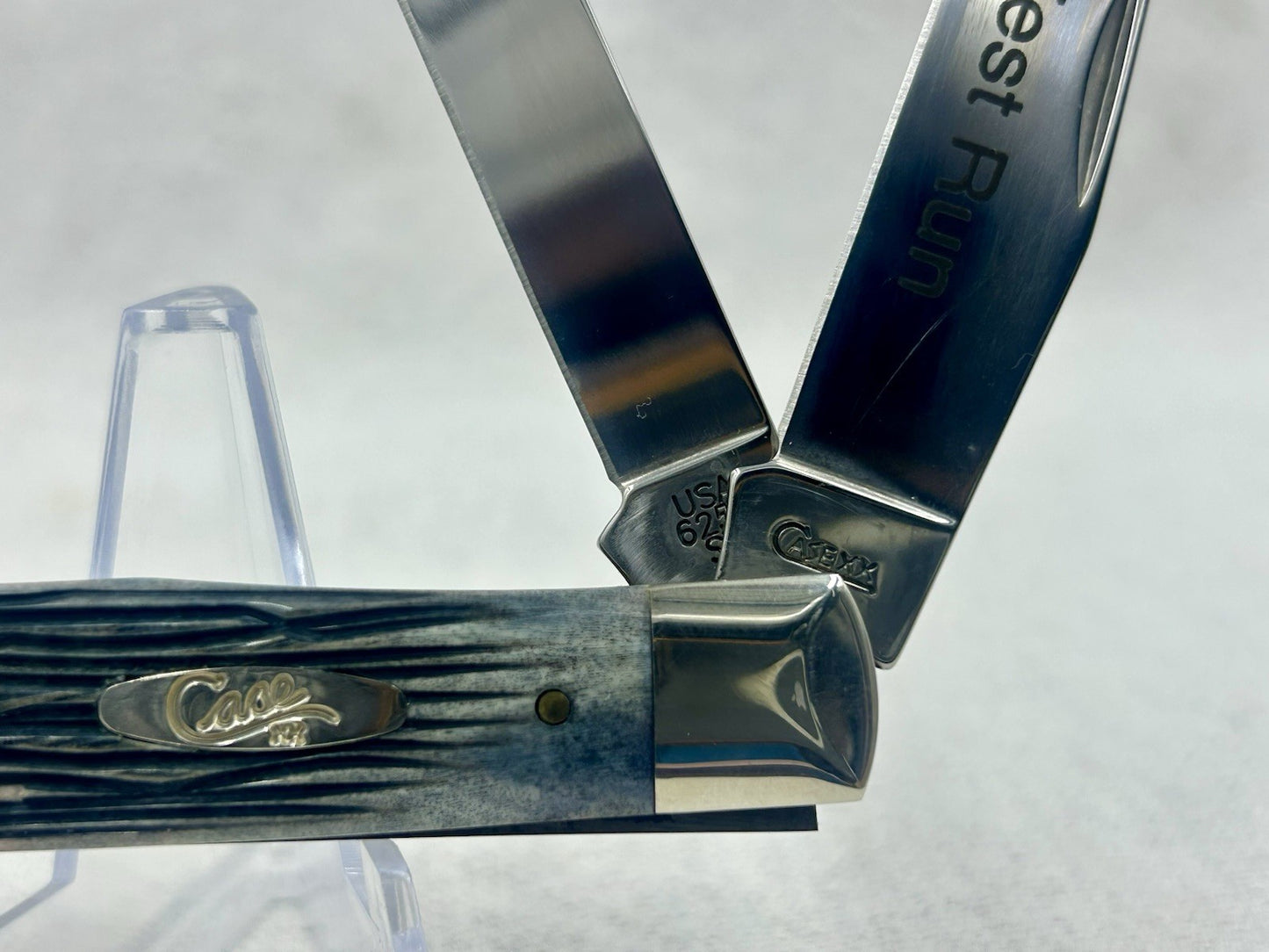 VERY RARE 2010 Case Pilot Test Run Gray Trapper - Winterbottom Bone Handles