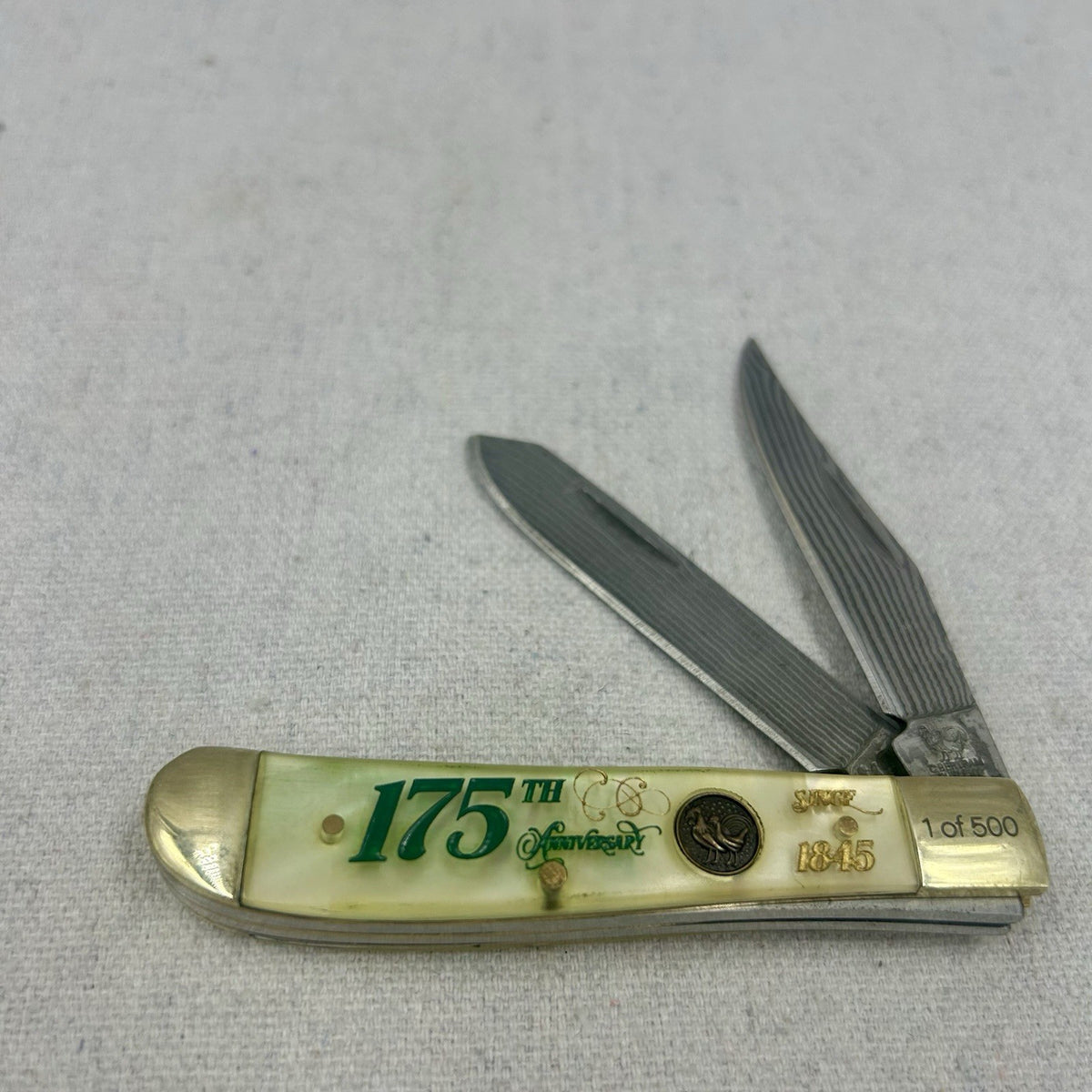 Hen And Rooster Trapper - Damascus Blades - 175th Anniversary