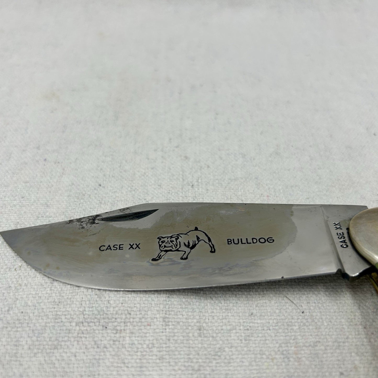 CASE XX 1965-1969 GENUINE STAG JUMBO BULLDOG CLASP KNIFE 5172 USA (33941)