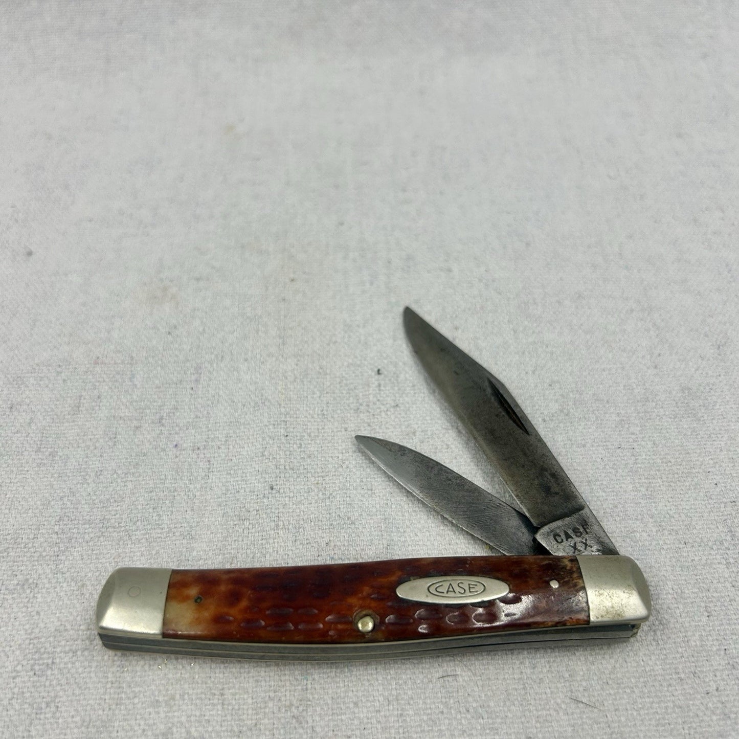 1940-64 Case XX Beautiful Redbone 4" Large Texas Jack 6292