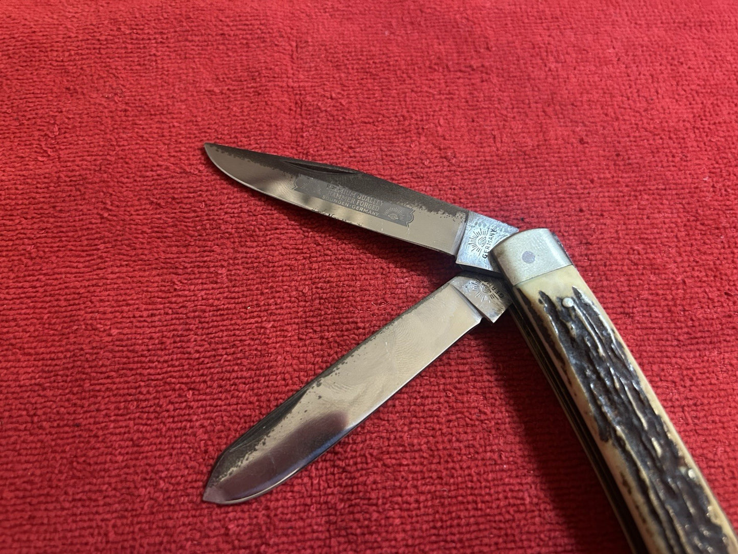 Carl Schlieper German 1970-1980 Three Eye Stag Trapper - RARE - BEAUTIFUL Stag