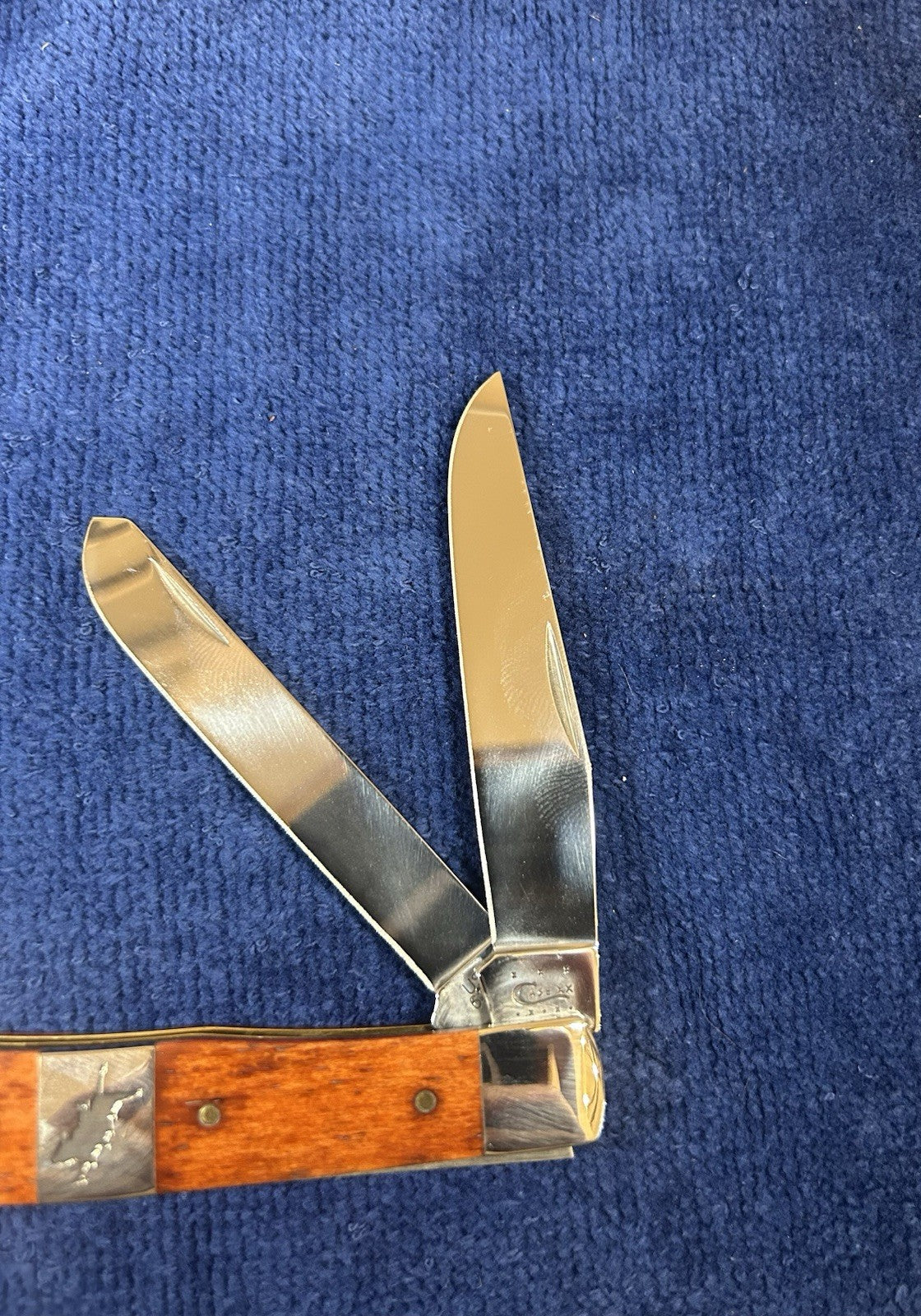2012 CASE Shepherd Hills Trapper - Chestnut Bone Handle Bull Rider - 06477 - WOW