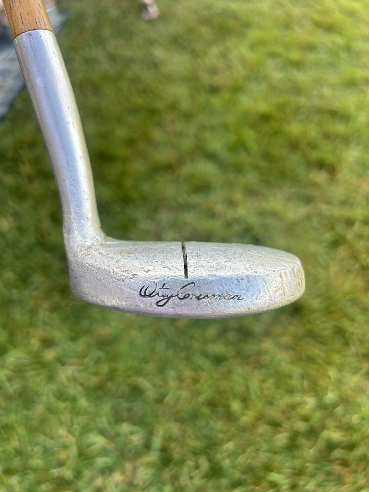 Antique Otey Crisman 73H Hickory 35” Shaft Putter Vintage Golf Club Collectible