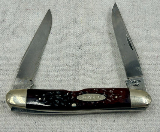 1975 Case Muskrat - 5 Dot - BEAUTIFUL Jigged None Handle