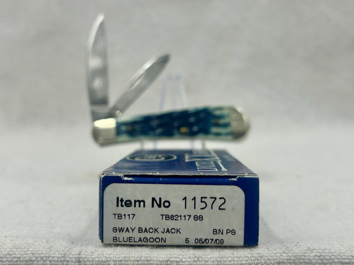 2009 Case Sway Back Jack - Tony Bose - Blue Lagoon Bone - 11572