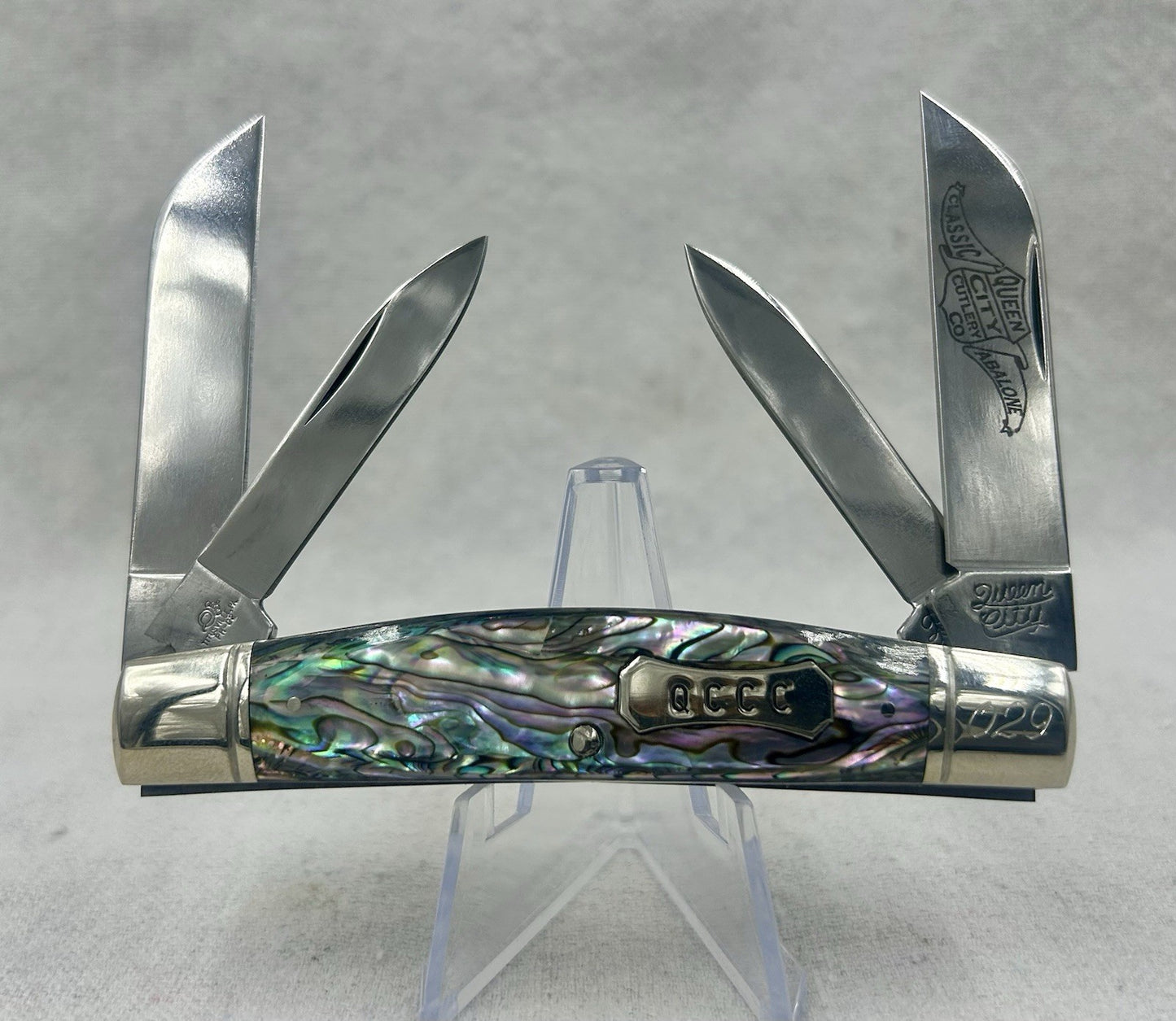 Queen City Cutlery Classics - Abalone Congress 4 Blade - Titusville PA