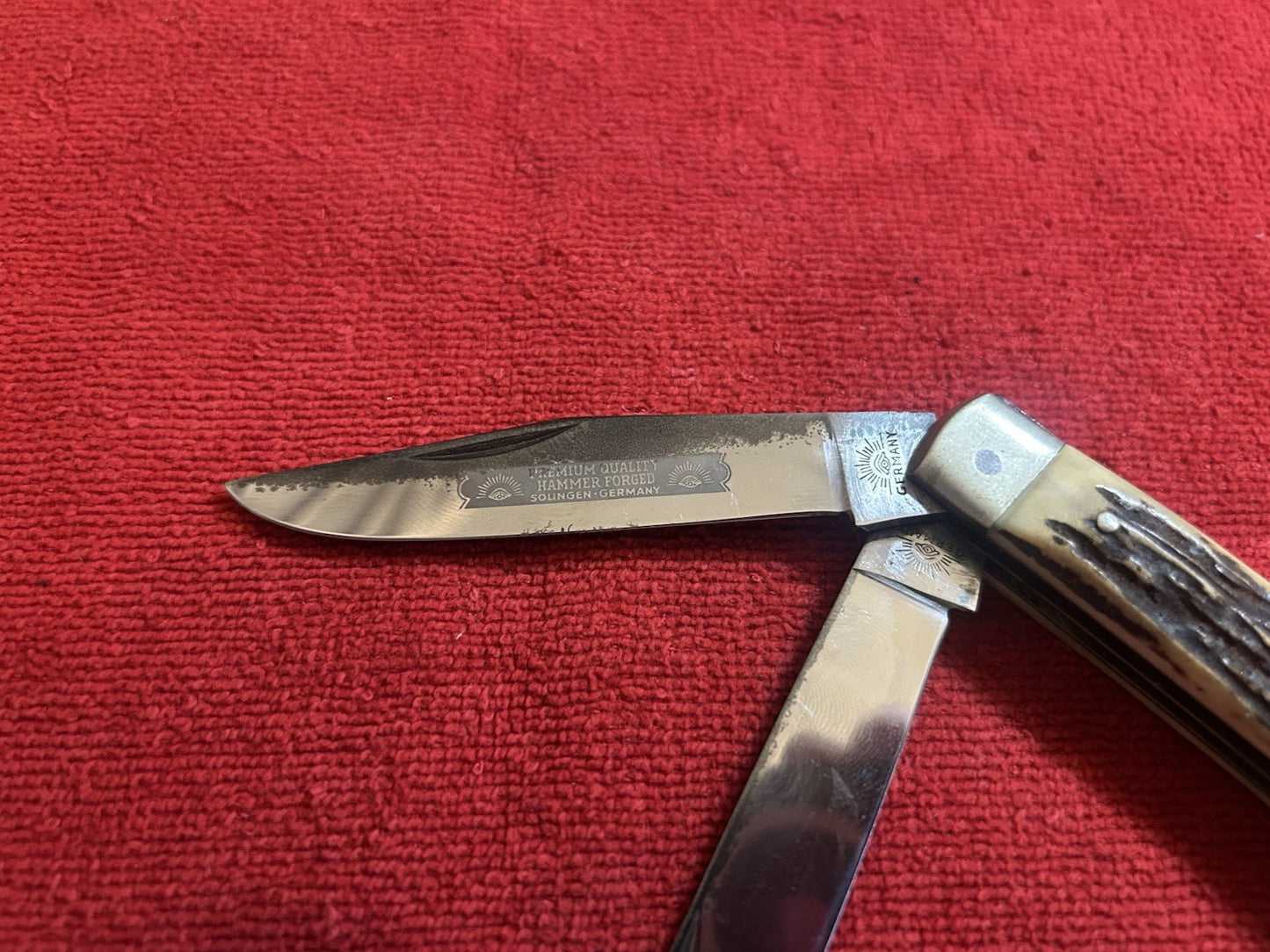 Carl Schlieper German 1970-1980 Three Eye Stag Trapper - RARE - BEAUTIFUL Stag