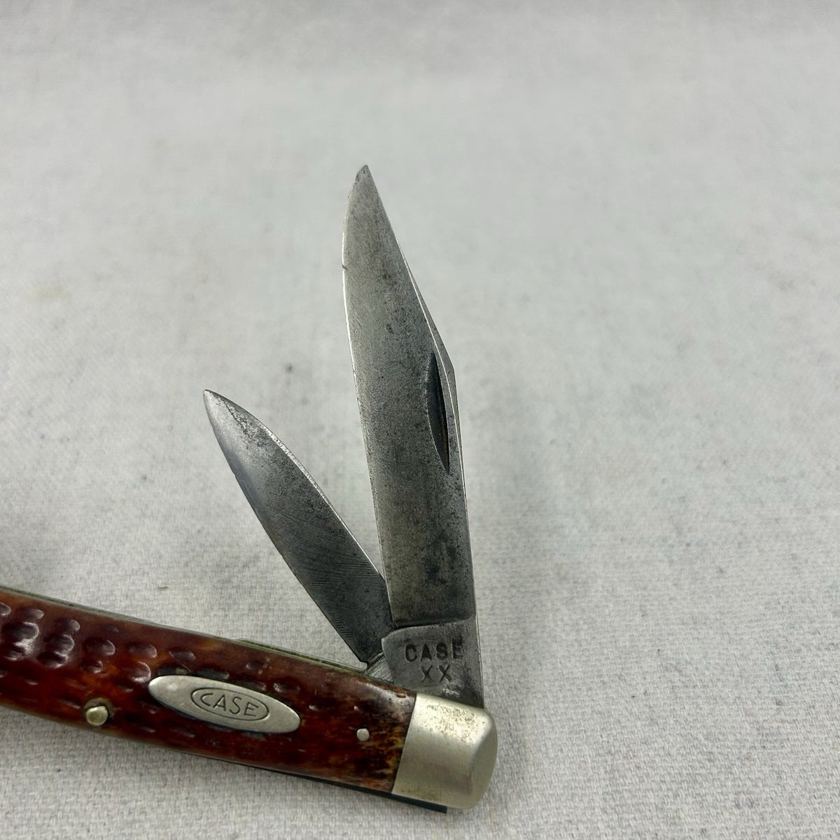 1940-64 Case XX Beautiful Redbone 4" Large Texas Jack 6292