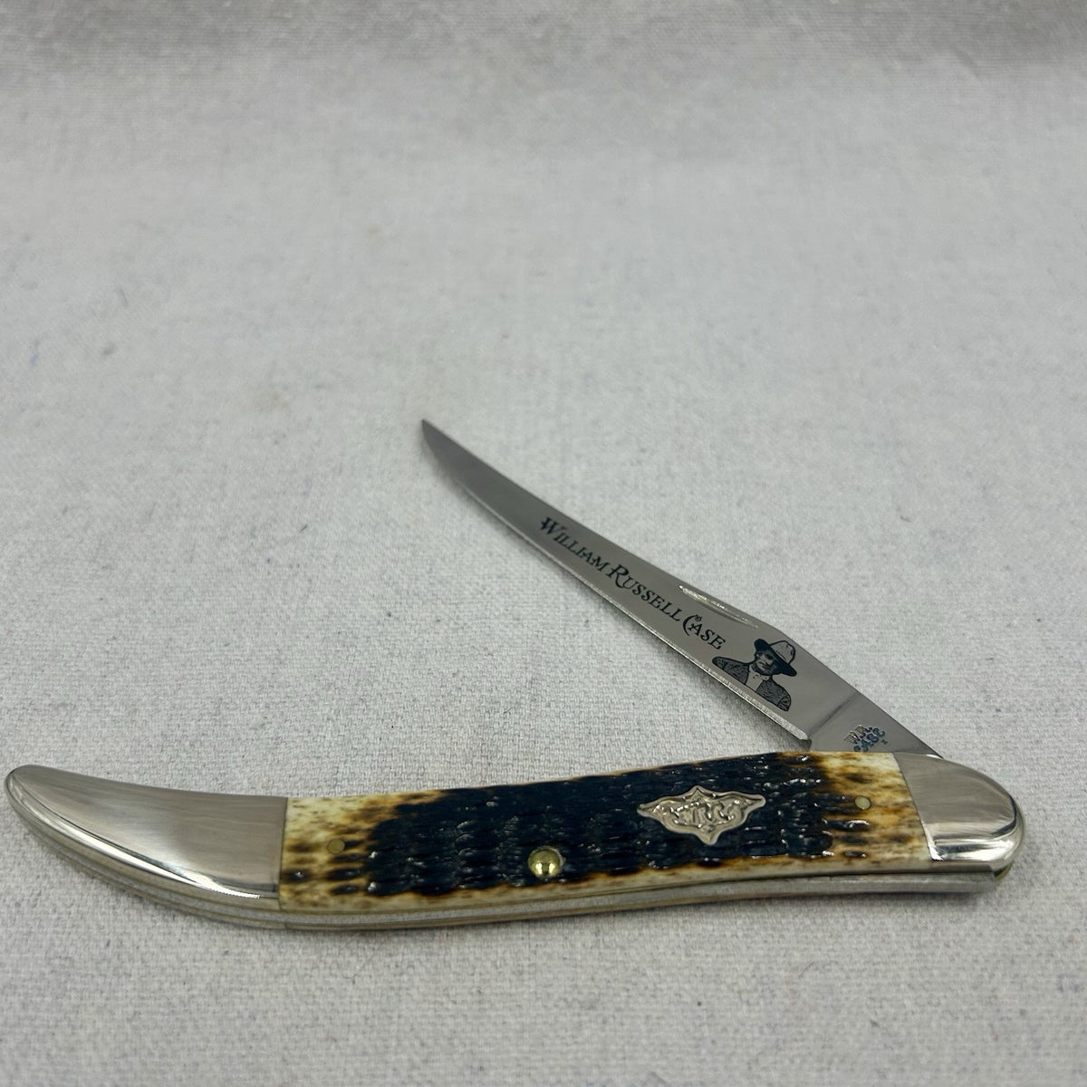 Case William Russell Case Large Texas Toothpick 5-1/2" Closed (610098 SS) - 6482
