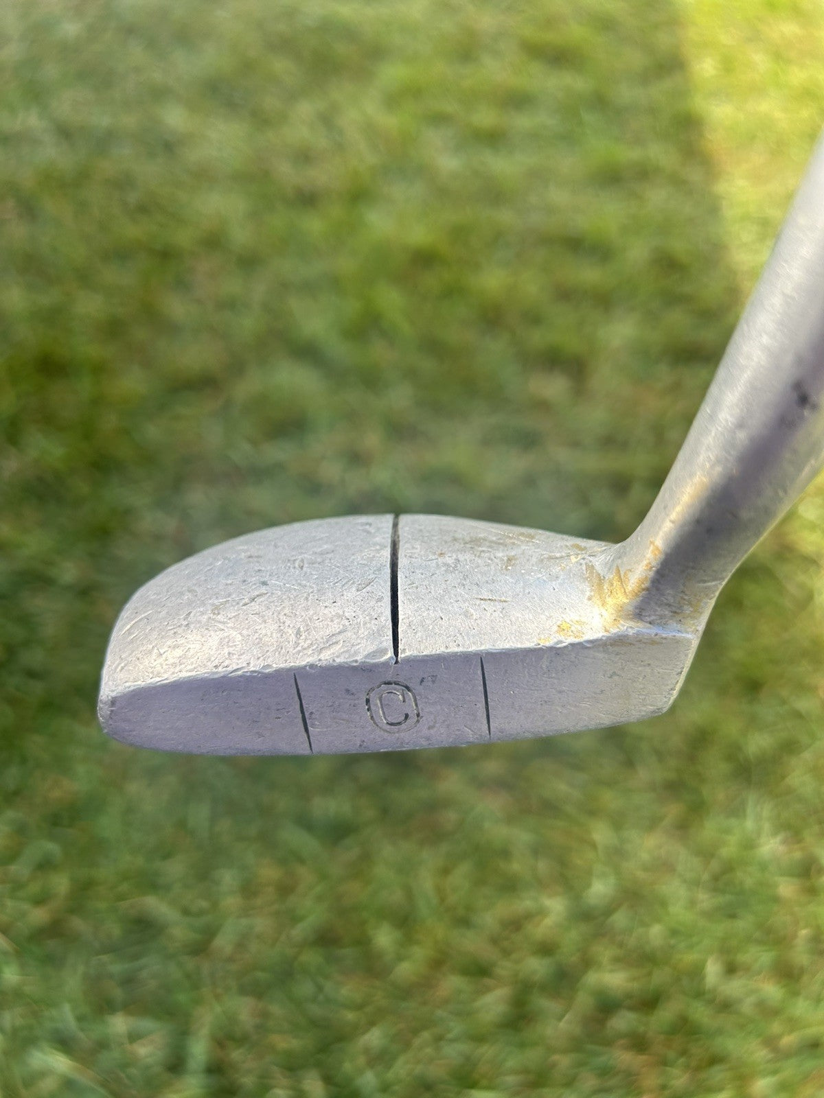Antique Otey Crisman 73H Hickory 35” Shaft Putter Vintage Golf Club Collectible