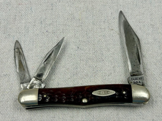 1965-1969 Case Whittler - Red Jigged Bone - Vintage