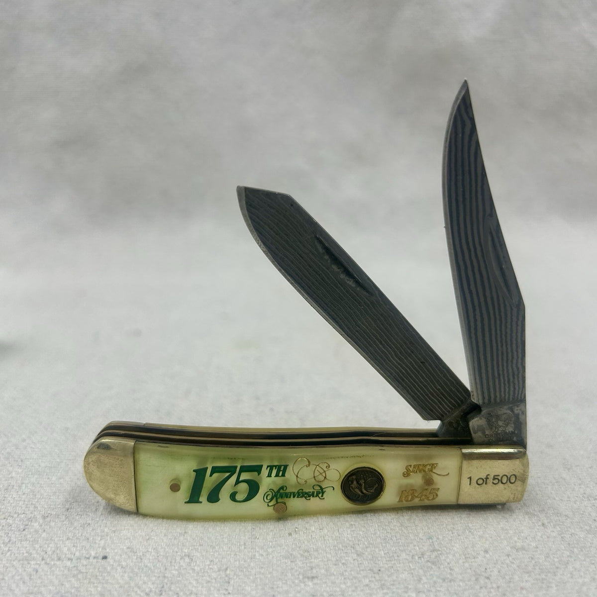 Hen And Rooster Trapper - Damascus Blades - 175th Anniversary