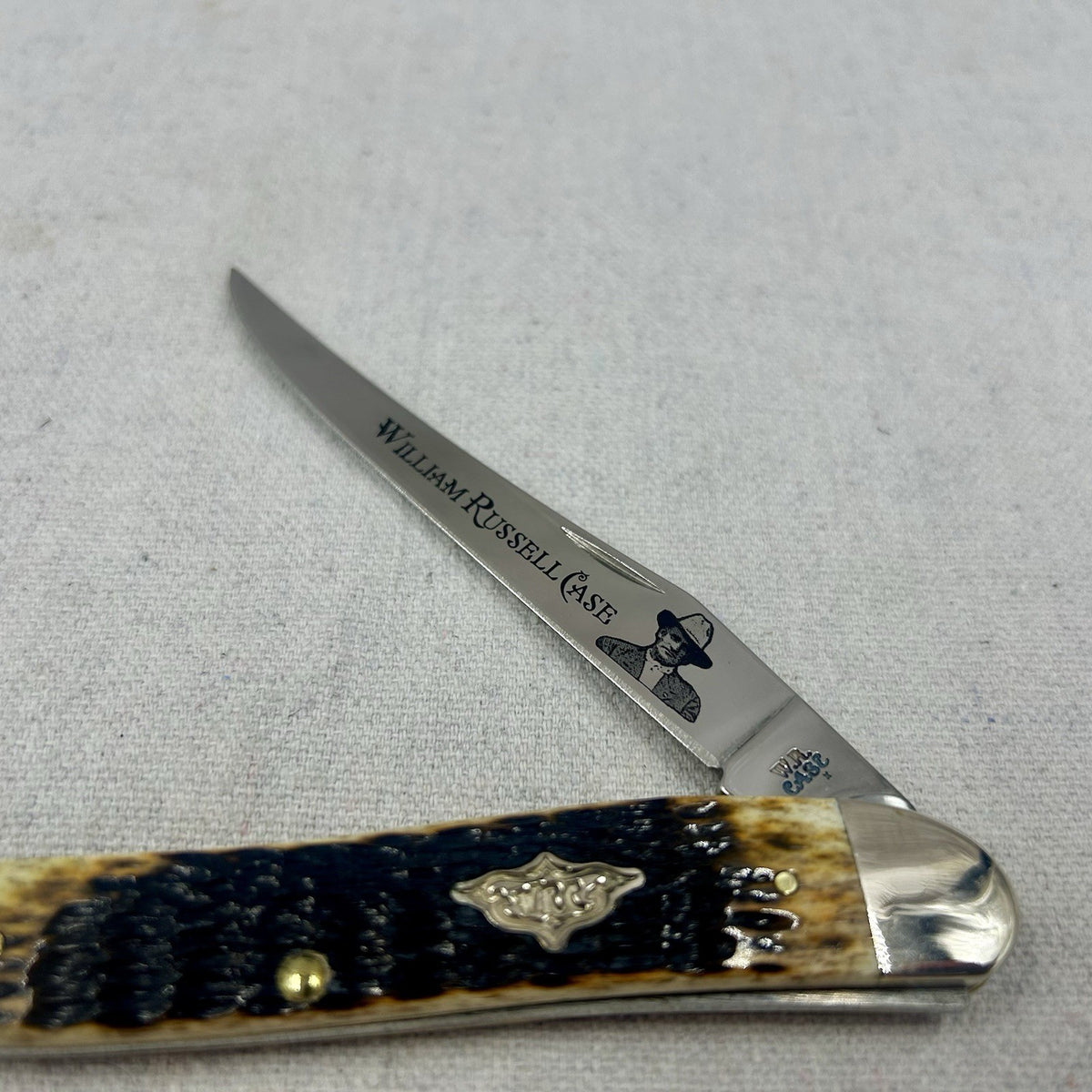 Case William Russell Case Large Texas Toothpick 5-1/2" Closed (610098 SS) - 6482
