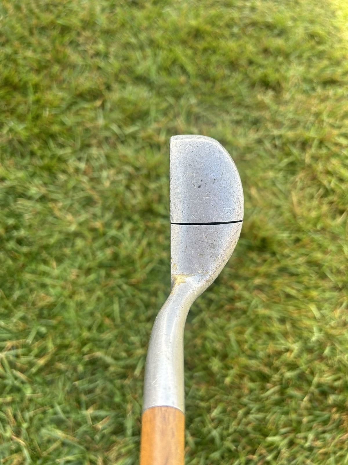 Antique Otey Crisman 73H Hickory 35” Shaft Putter Vintage Golf Club Collectible