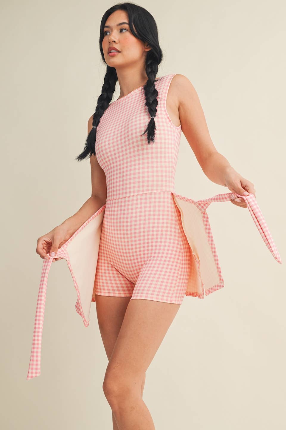 The Tailgate Social Skort Romper