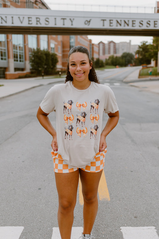Smokey Coquette Bows Tennessee Graphic Tee