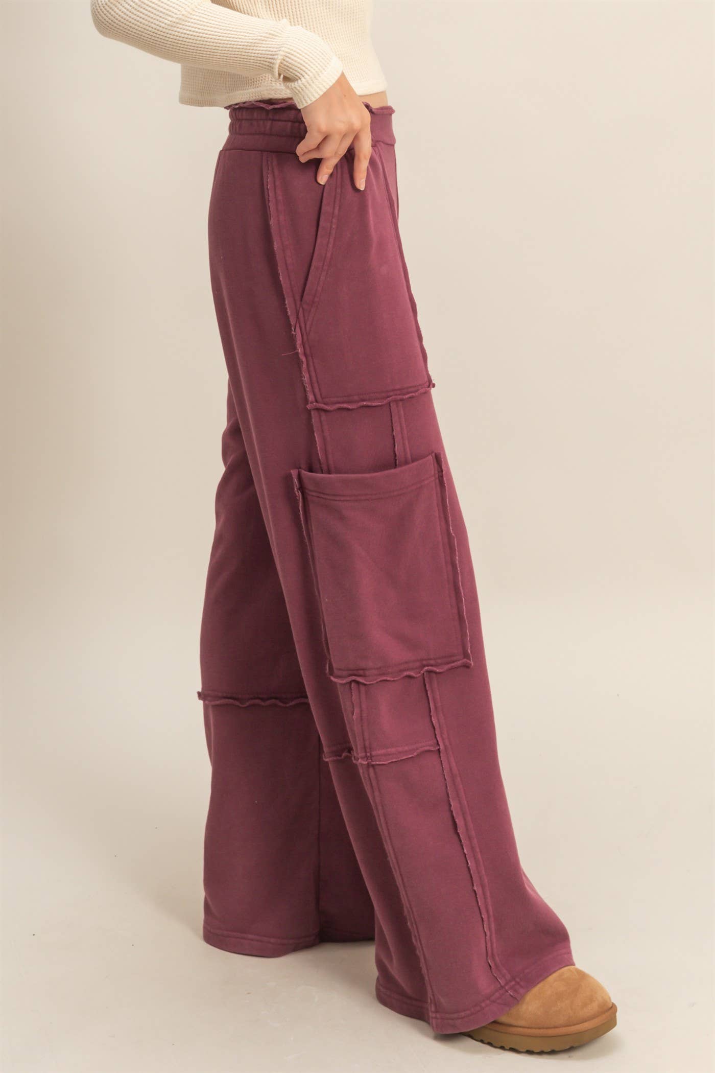 The Utility Street Sweatpant | Berry Wine