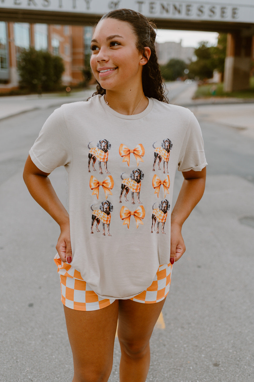 Smokey Coquette Bows Tennessee Graphic Tee