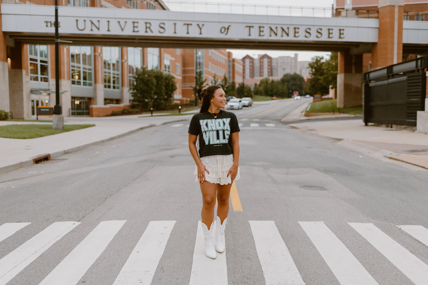 Knoxville Crop Tee | Black