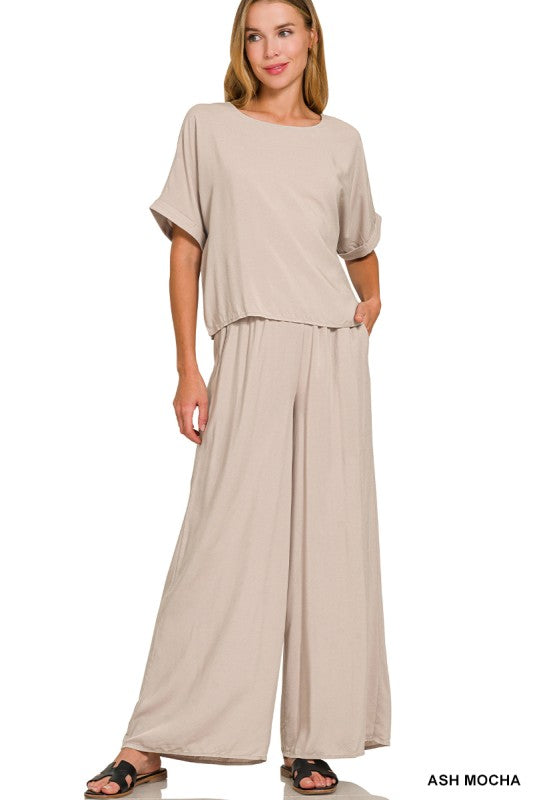 The Laid Back Luxe Set | Ash Mocha