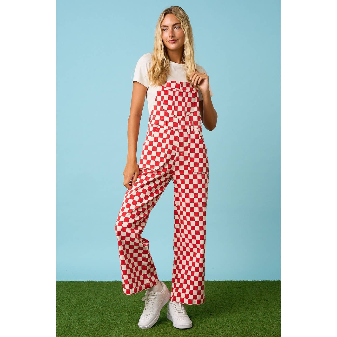 The Checkerboard Edit Overalls