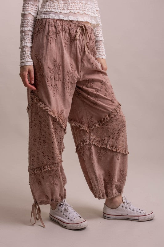 The Marlowe Embroidered Statement Pants