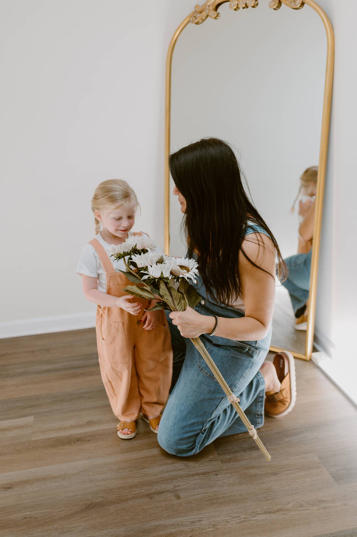 The Rosie Overalls - Kids | Washed Apricot