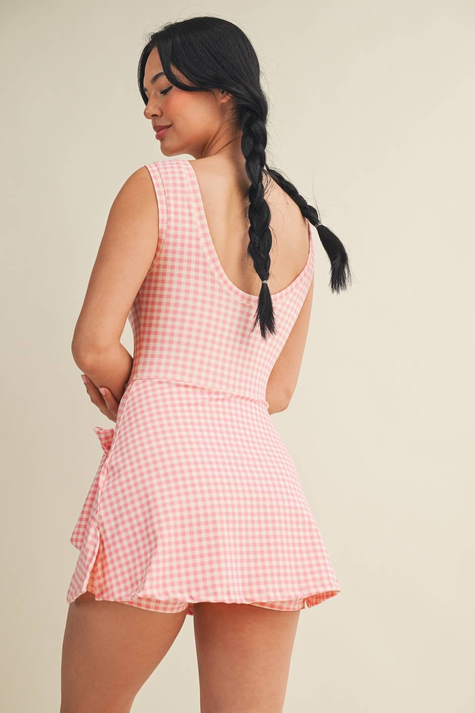 The Tailgate Social Skort Romper