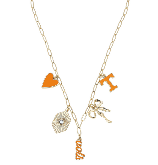 Tennessee Vols Paper Clip Charm Collector Necklace