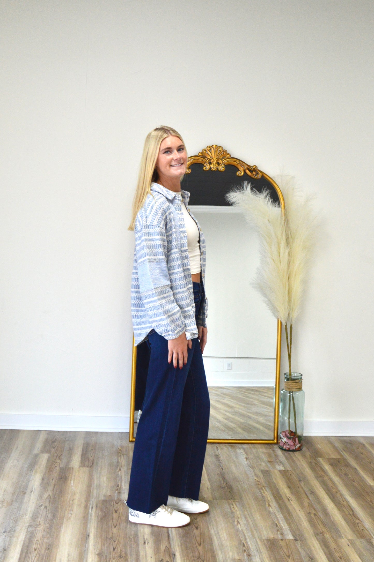 The Blue Ridge Woven Shacket