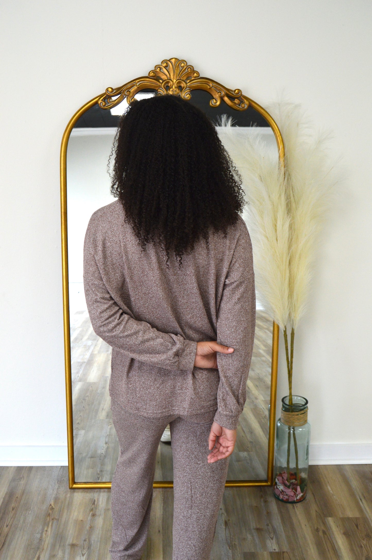 The Sunday Slowdown Lounge Set | Brown