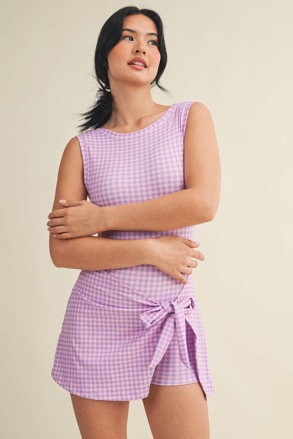 The Tailgate Social Skort Romper