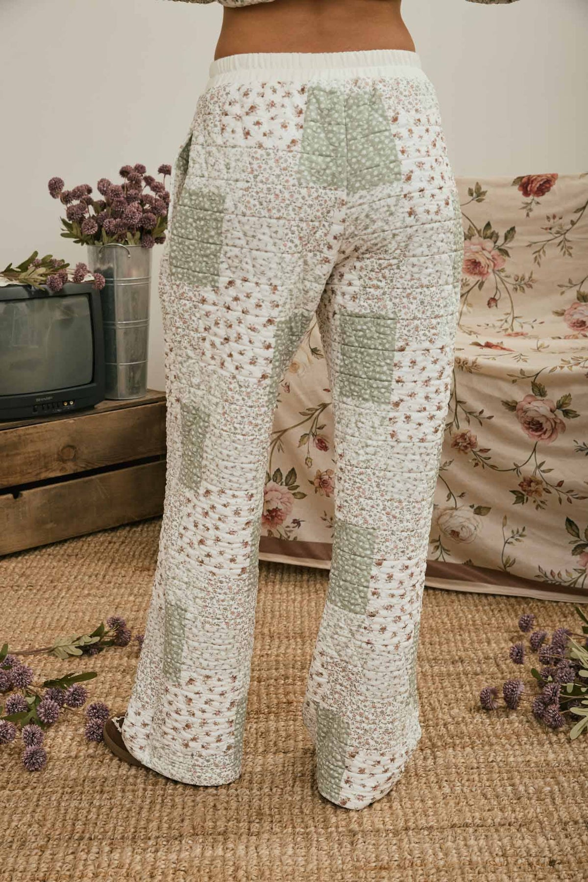 Heirloom Garden Quilted Pants