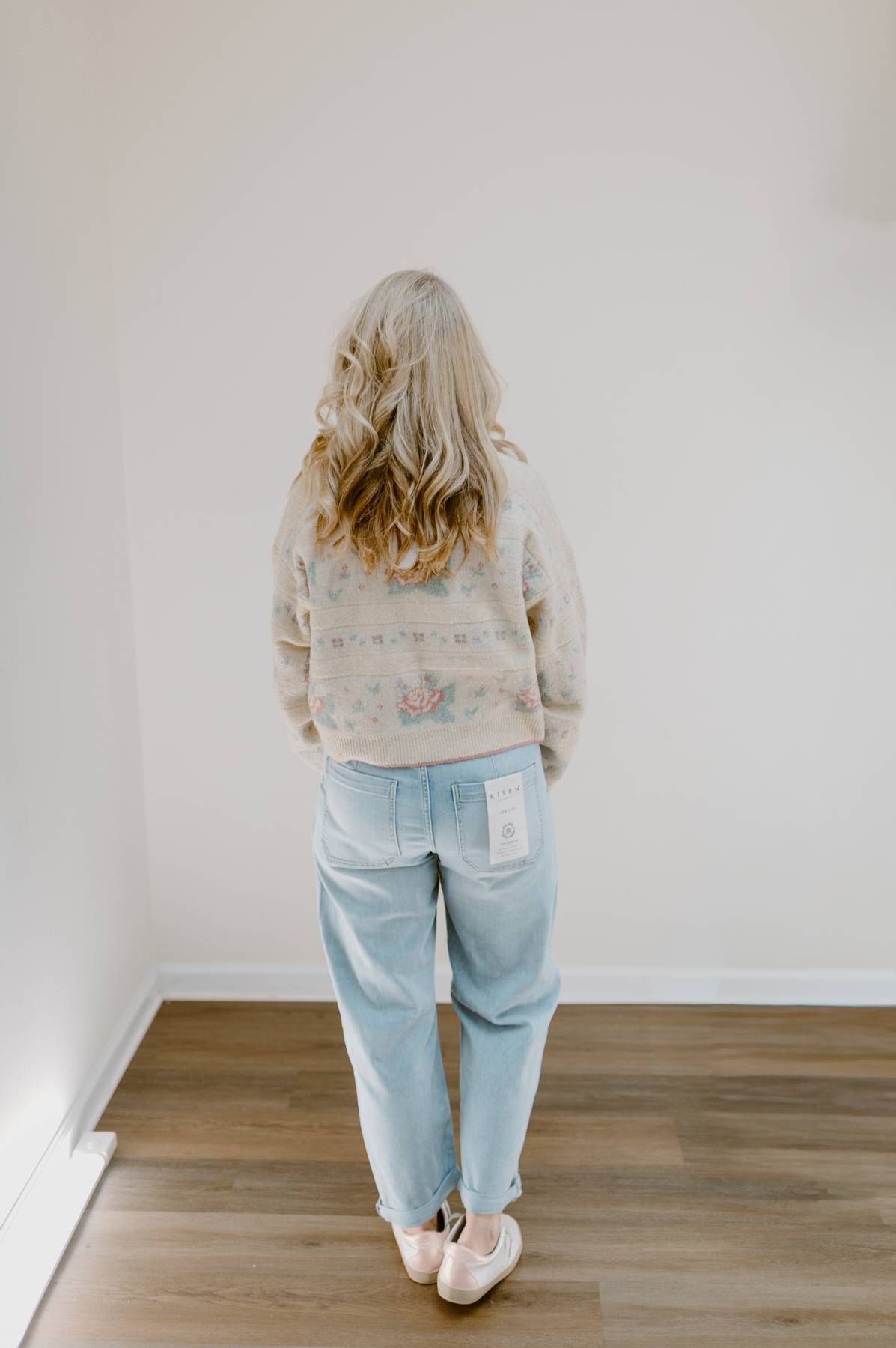 Risen Patch Pocket Barrel Jeans | Light Wash