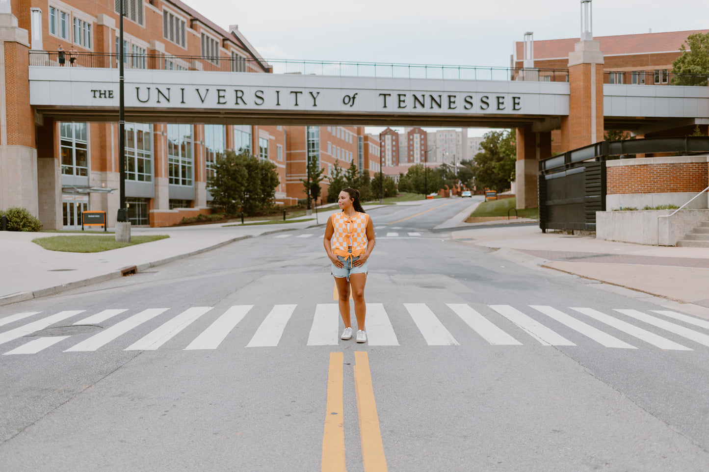 The Victory Bow Knit Vest | Tennessee Orange