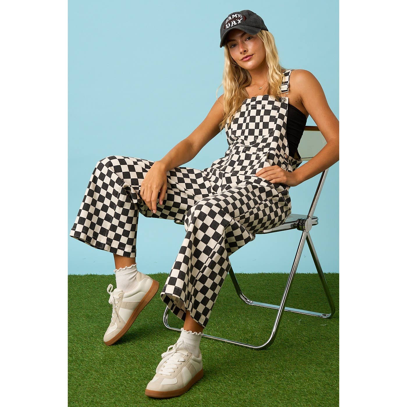 The Checkerboard Edit Overalls