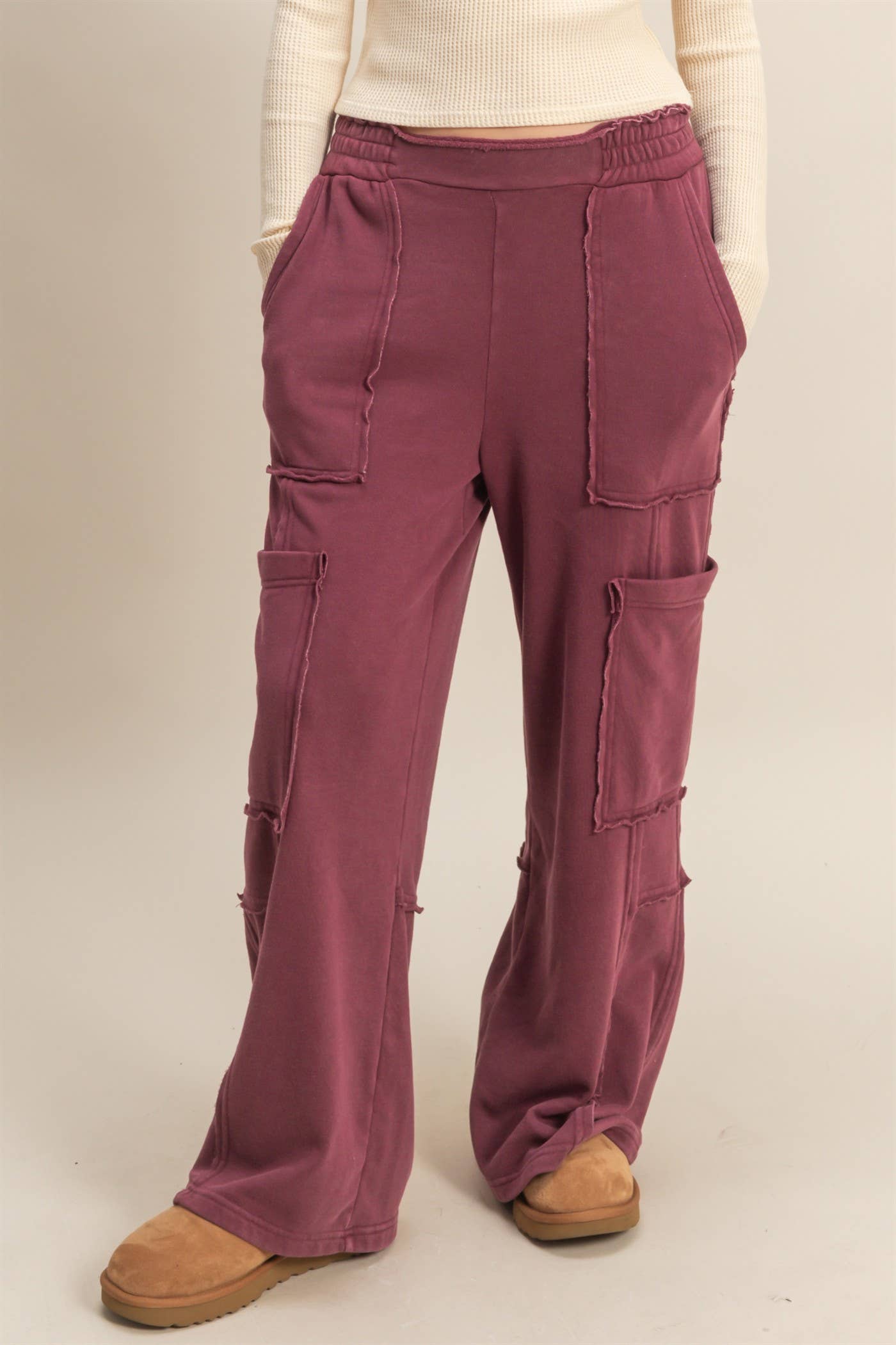 The Utility Street Sweatpant | Berry Wine