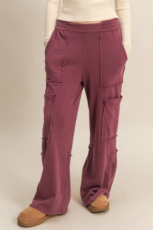 The Utility Street Sweatpant | Berry Wine