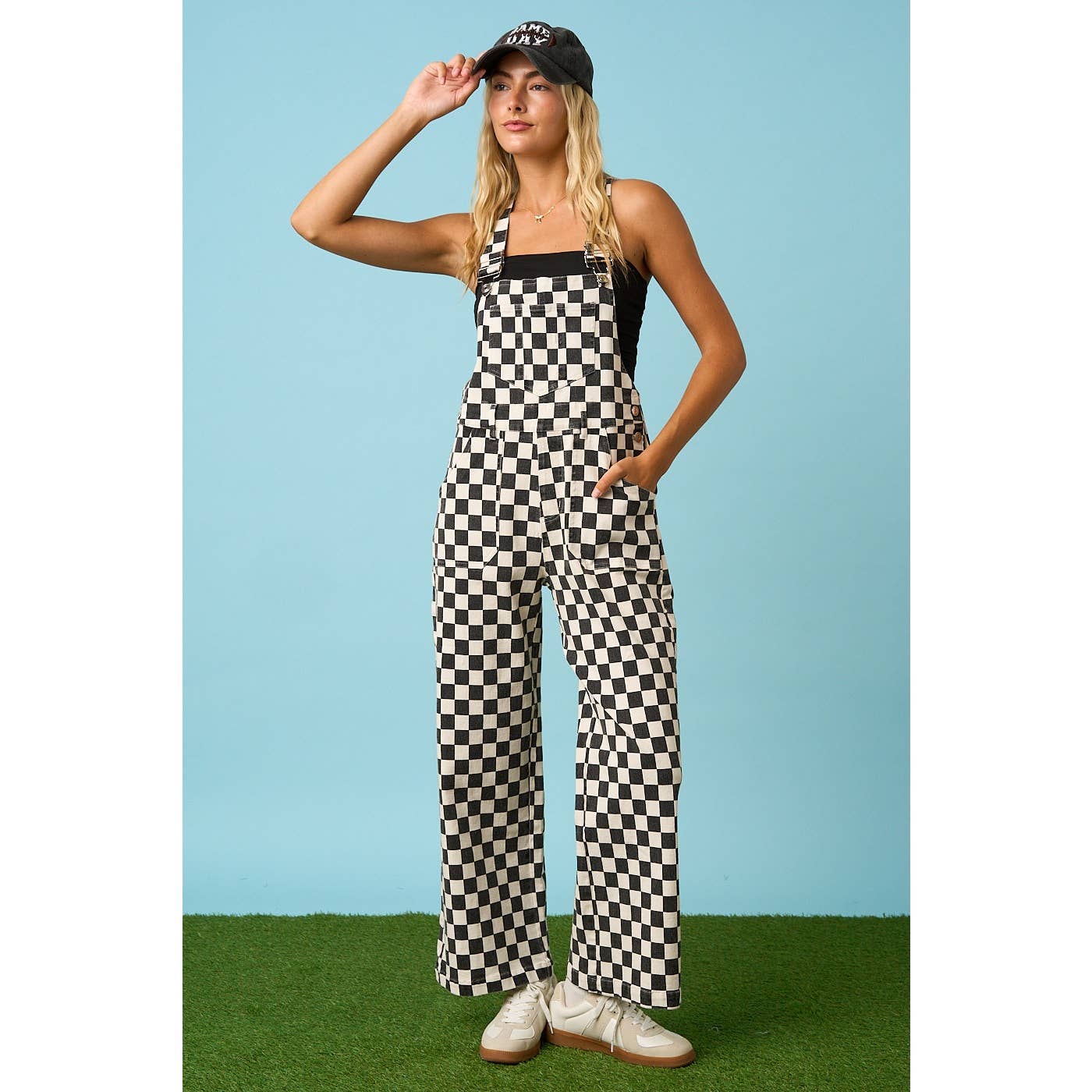 The Checkerboard Edit Overalls