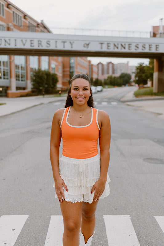 The Orange Zone Seamless Tank