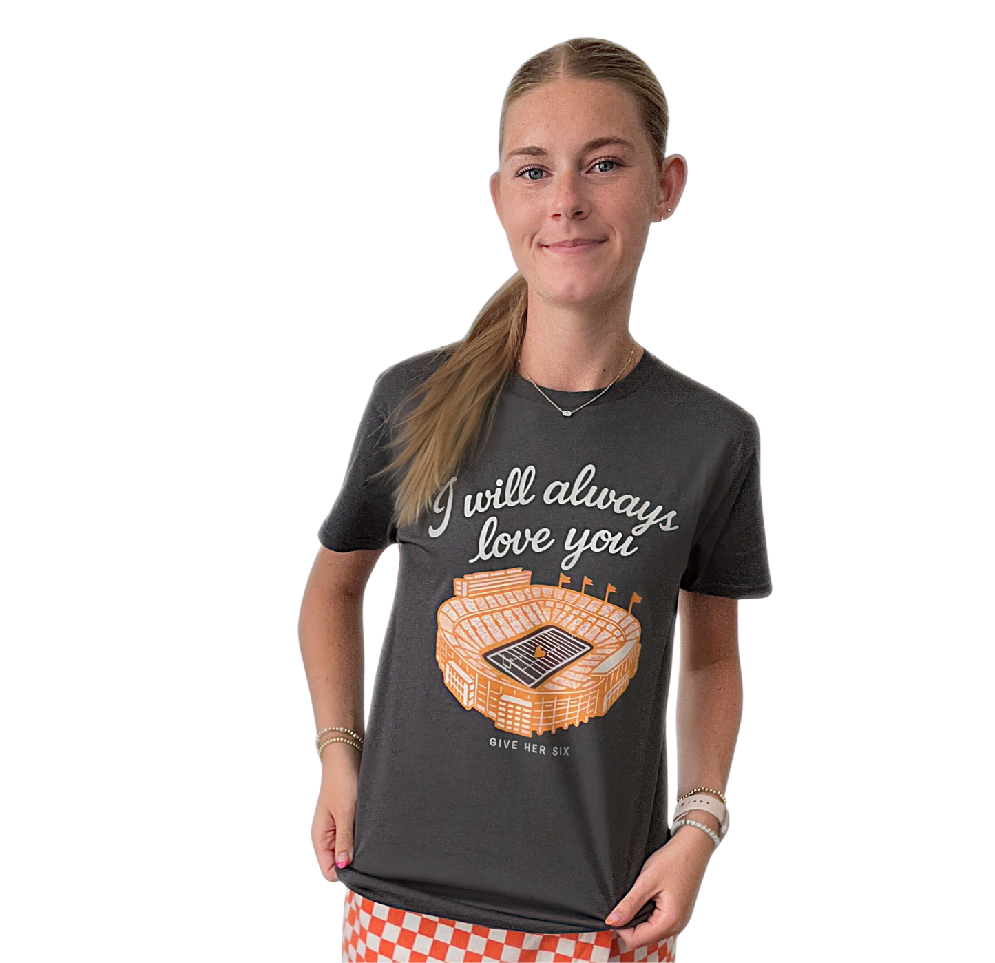 Always Love You SS Tee- Grey