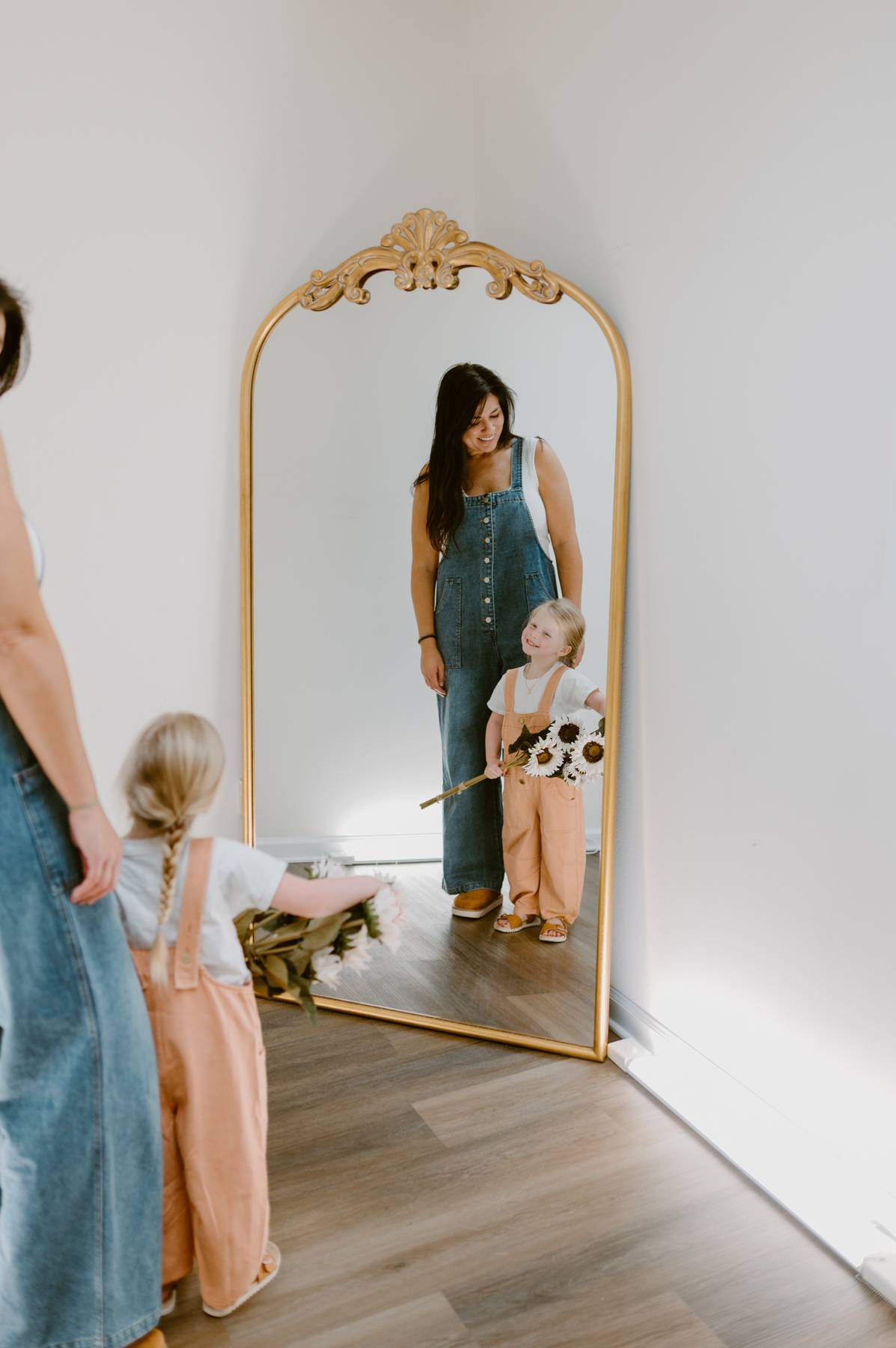 The Rosie Overalls - Kids | Washed Apricot